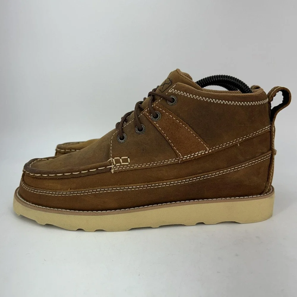 Twisted‎ X Boots Mens Size 5 Brown Leather Chukka Moc 4